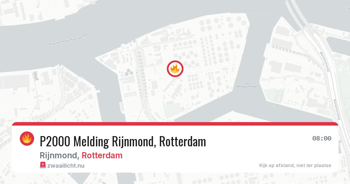 P2000 Melding Rijnmond, Rotterdam — 24 apr 2026