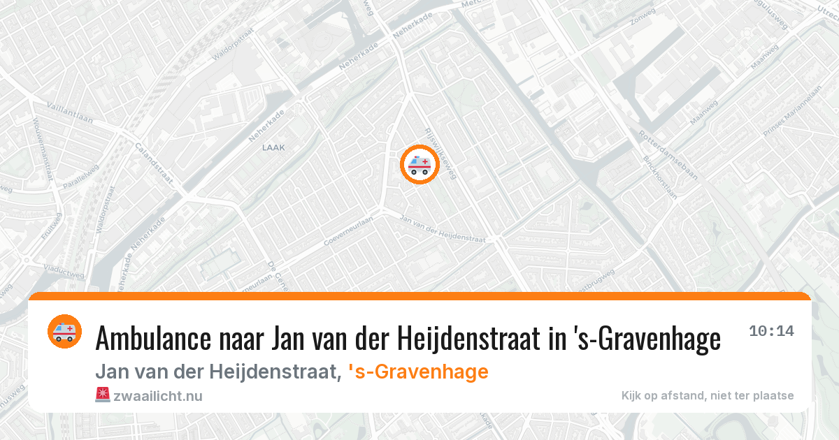 Ambulance naar Jan van der Heijdenstraat in 's-Gravenhage — 28 mei 2026