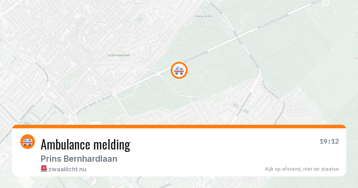 Ambulance melding — 9 apr 2026