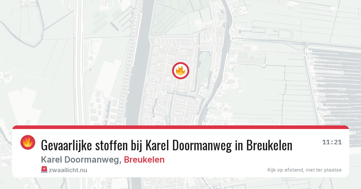 Gevaarlijke stoffen bij Karel Doormanweg in Breukelen — 16 jul 2026