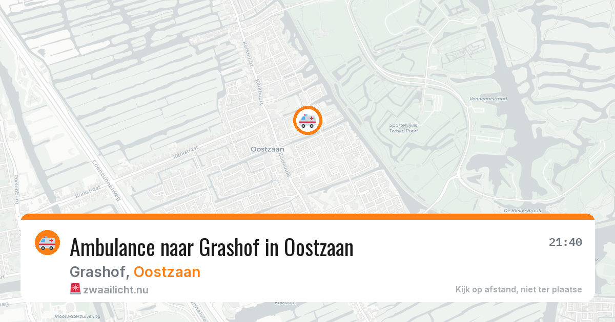 Ambulance naar Grashof in Oostzaan — 22 jul 2026