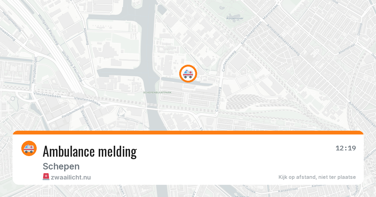 Ambulance melding — 30 jan 2026