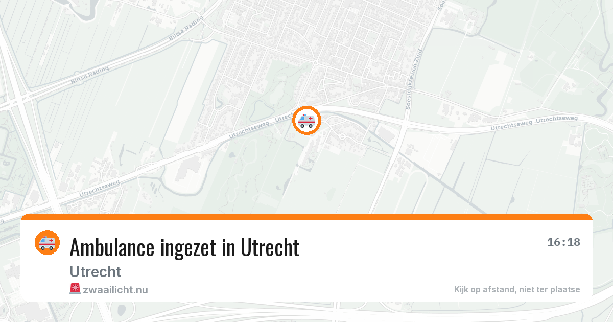 Ambulance ingezet in Utrecht — 12 apr 2026
