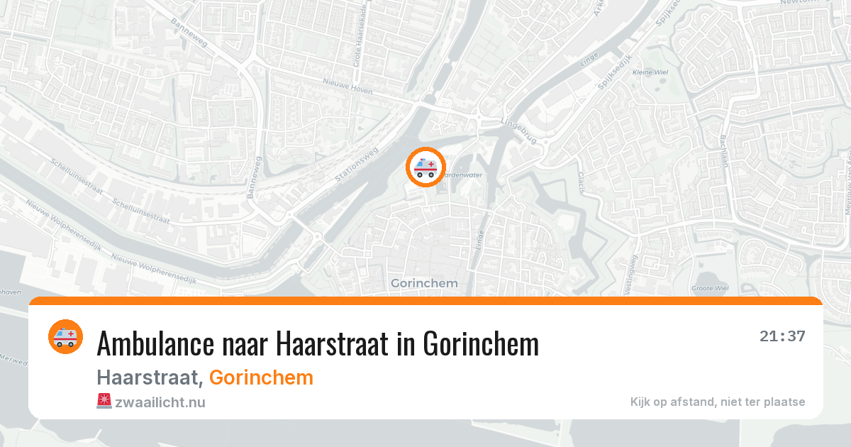 Ambulance naar Haarstraat in Gorinchem — 24 jul 2026