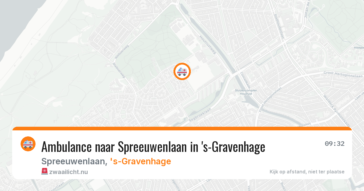 Ambulance naar Spreeuwenlaan in 's-Gravenhage — 13 jul 2026