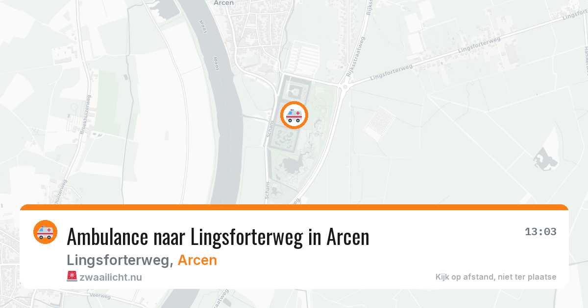 Ambulance naar Lingsforterweg in Arcen — 24 jul 2026