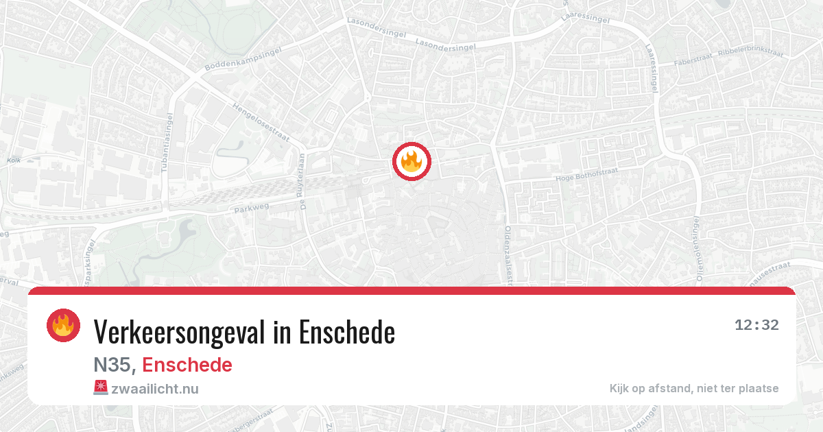 Verkeersongeval in Enschede — 17 mrt 2026