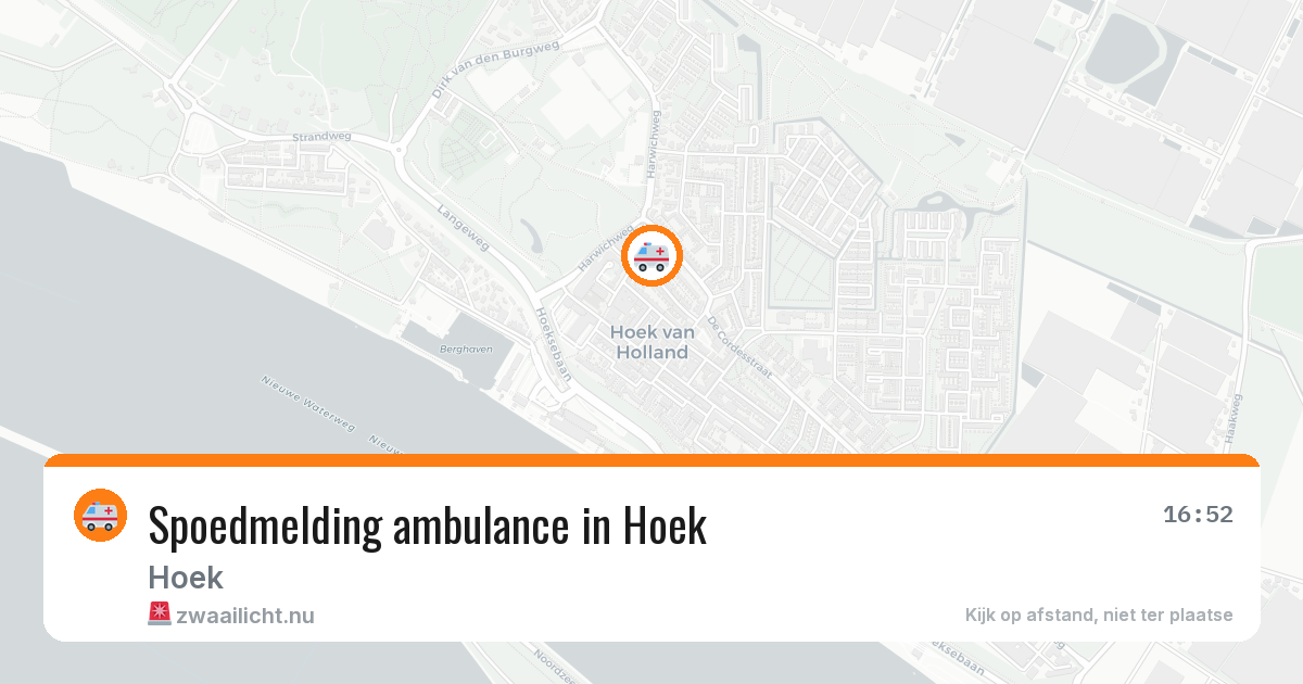 Spoedmelding ambulance in Hoek — 4 mrt 2026