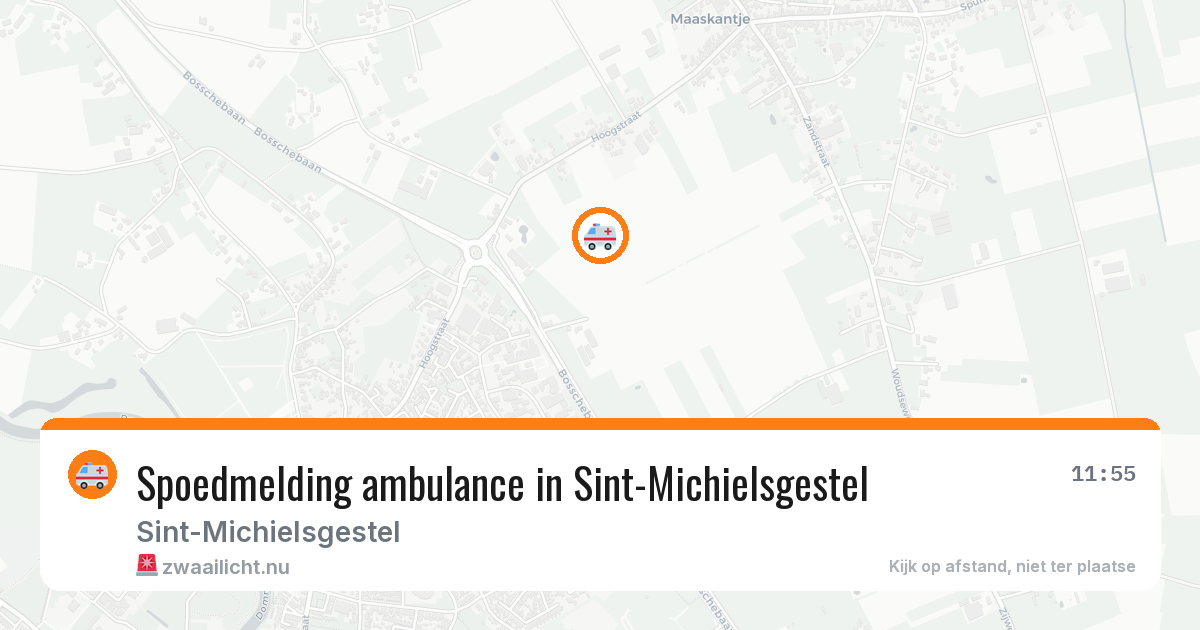 Spoedmelding ambulance in Sint-Michielsgestel — 24 jan 2026