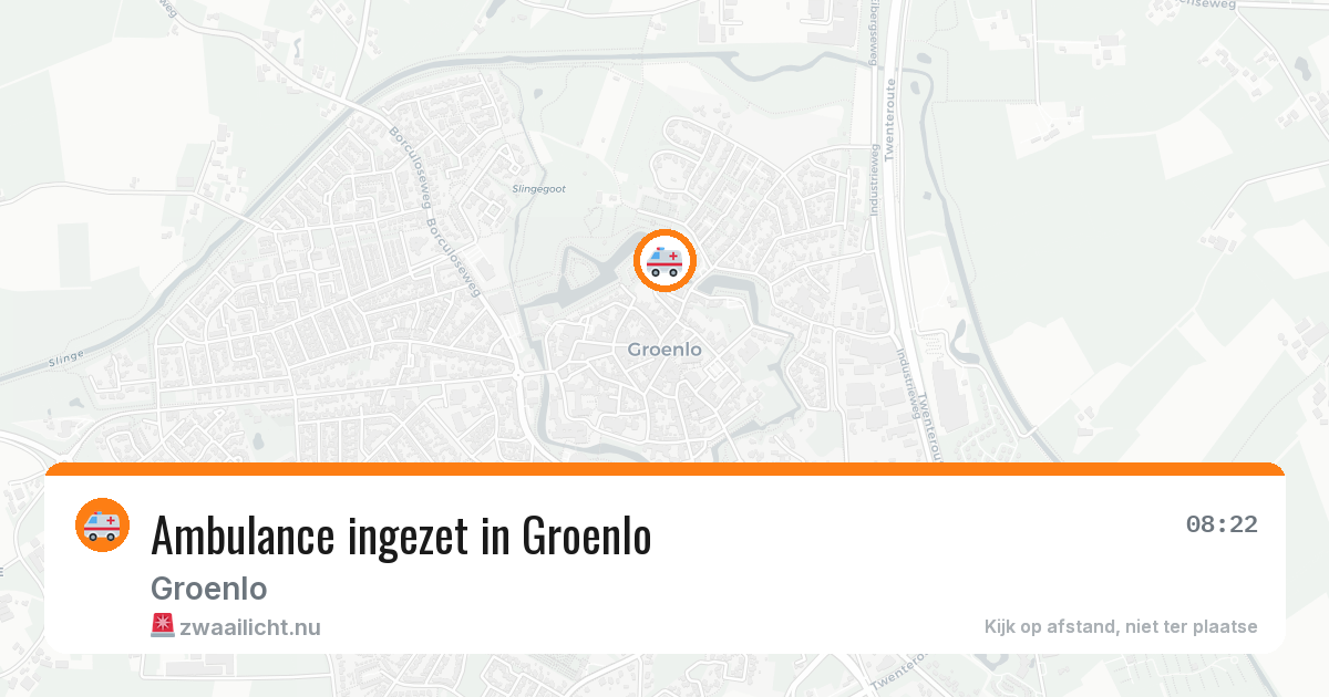 Ambulance ingezet in Groenlo — 23 jul 2026