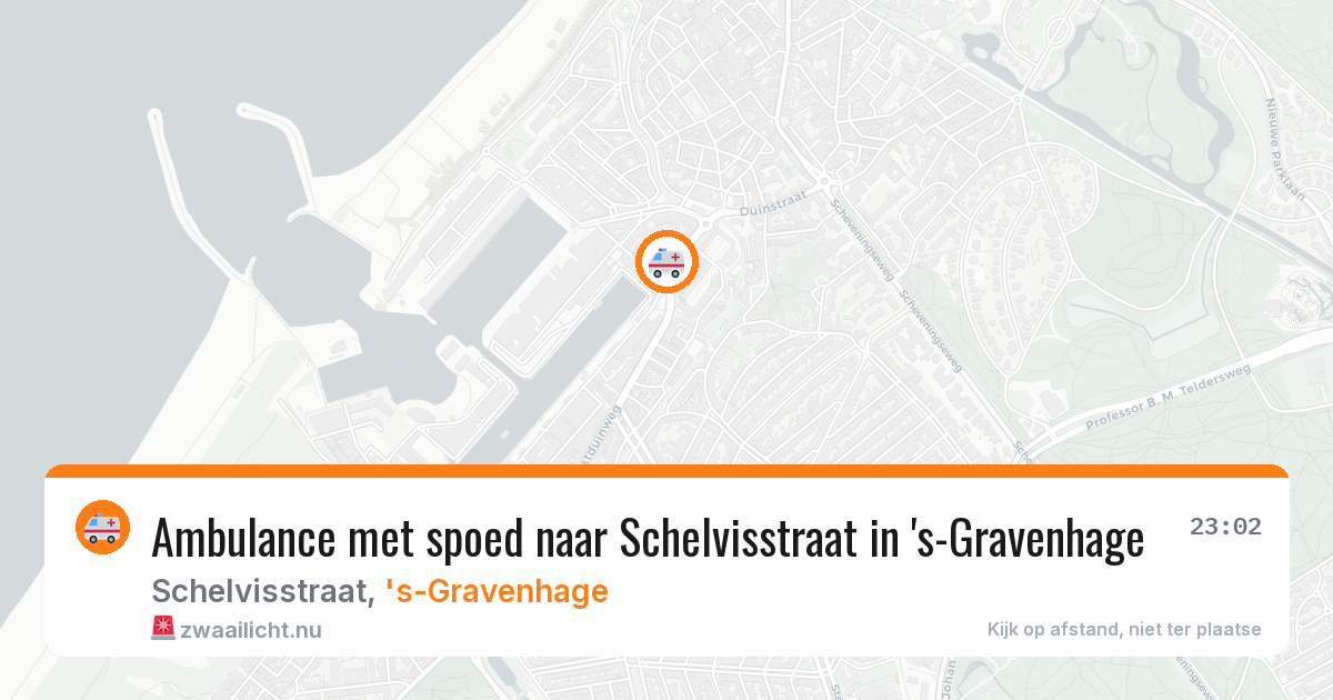 Ambulance met spoed naar Schelvisstraat in 's-Gravenhage — 3 mei 2026