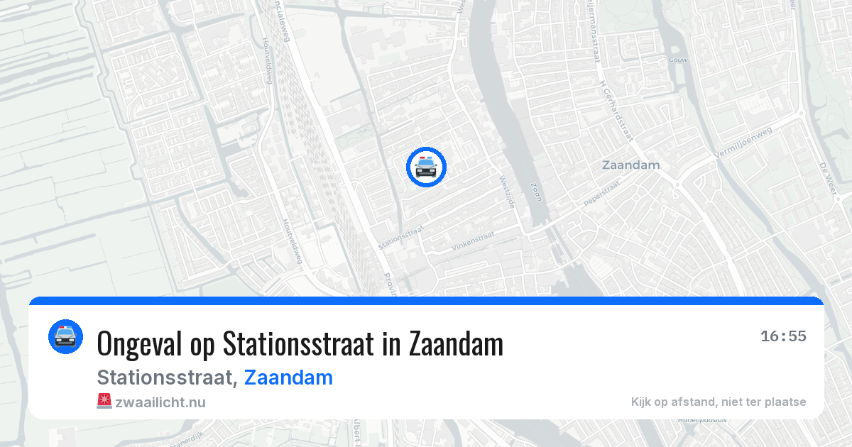 Ongeval op Stationsstraat in Zaandam — 21 jul 2026