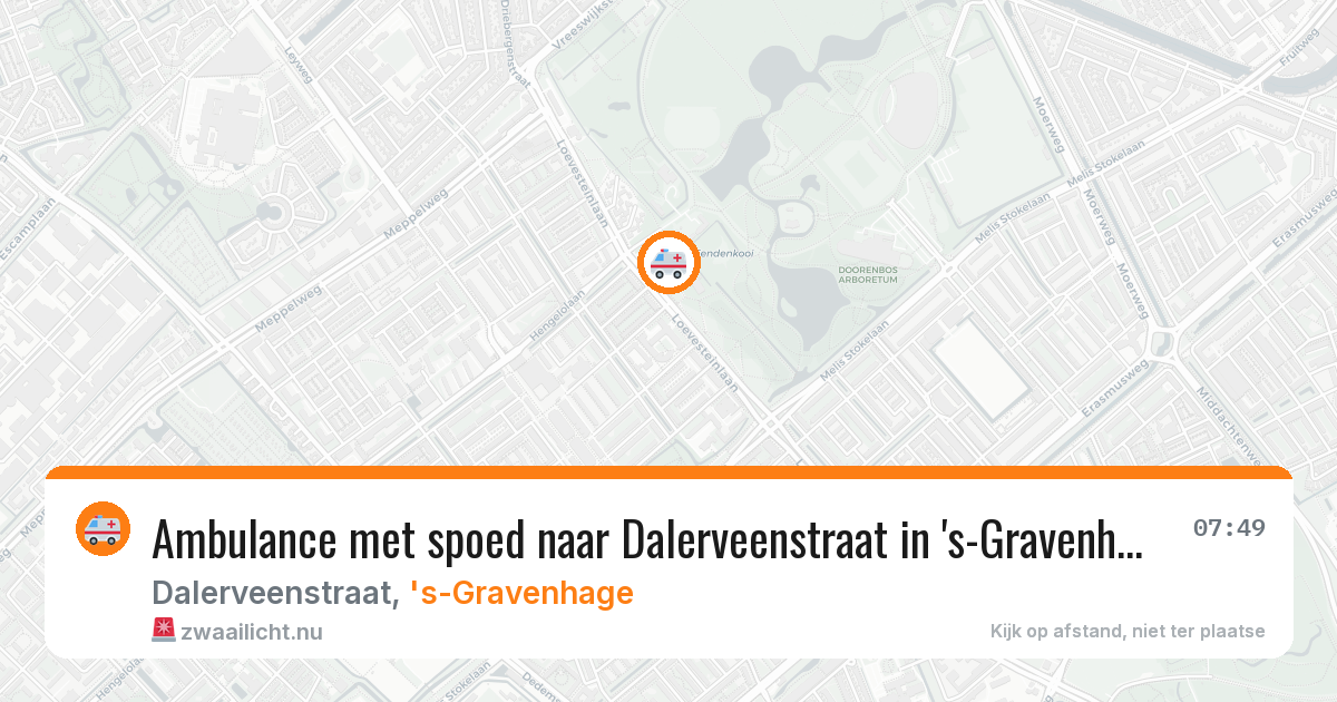 Ambulance met spoed naar Dalerveenstraat in 's-Gravenhage — 10 feb 2026