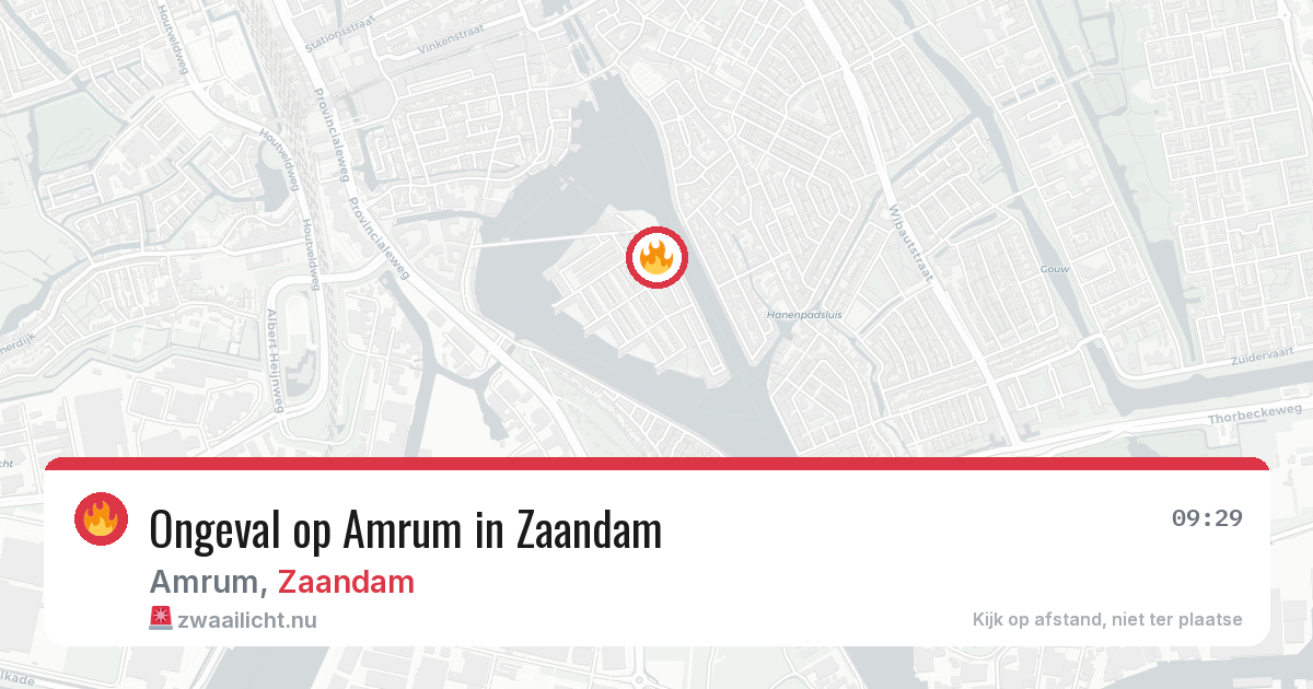 Ongeval op Amrum in Zaandam — 28 apr 2026