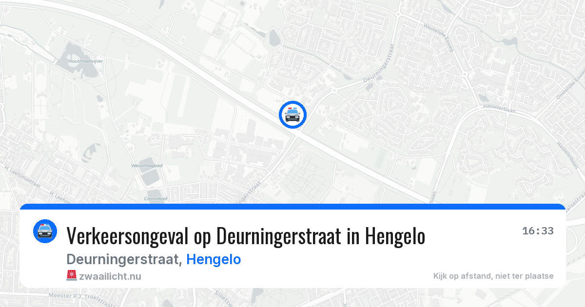 Verkeersongeval op Deurningerstraat in Hengelo — 14 jul 2026