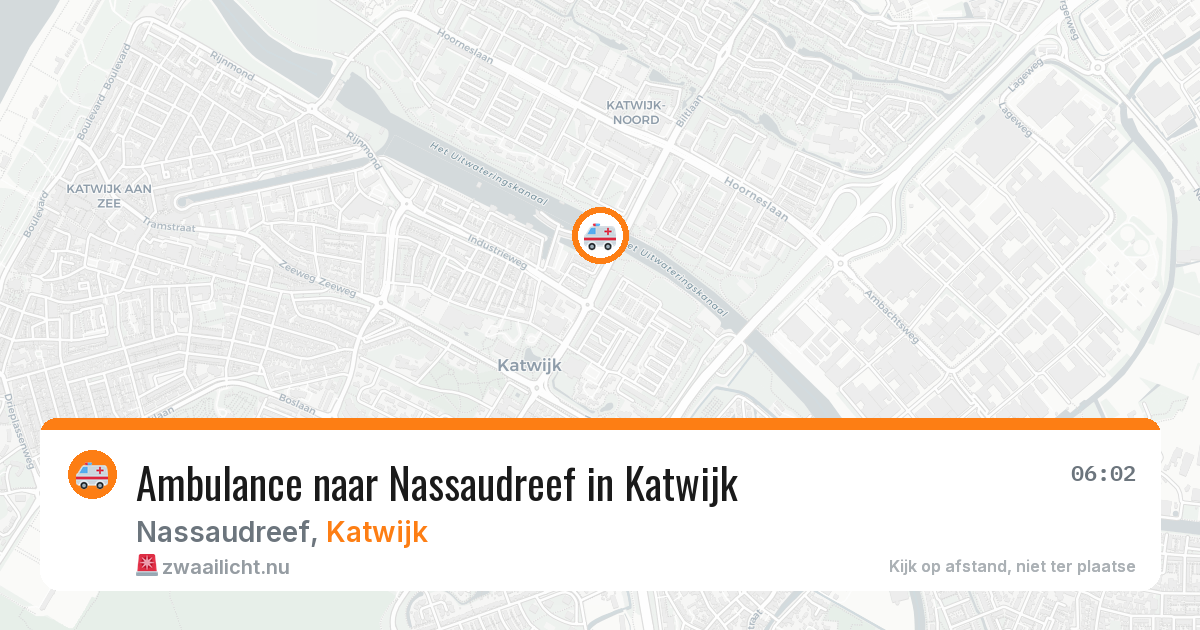 Ambulance naar Nassaudreef in Katwijk — 11 jul 2026