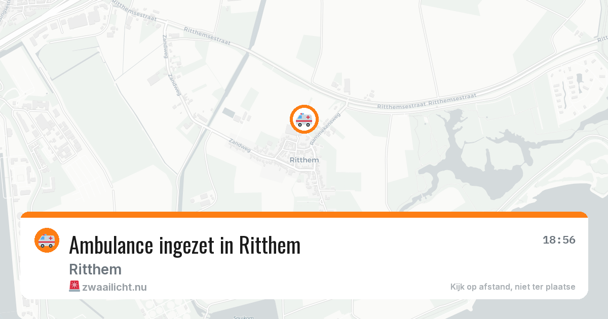 Ambulance ingezet in Ritthem — 7 apr 2026