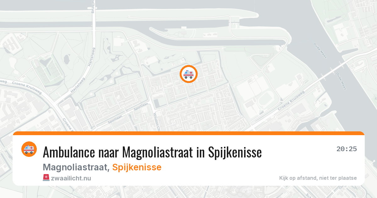 Ambulance naar Magnoliastraat in Spijkenisse — 21 jul 2026