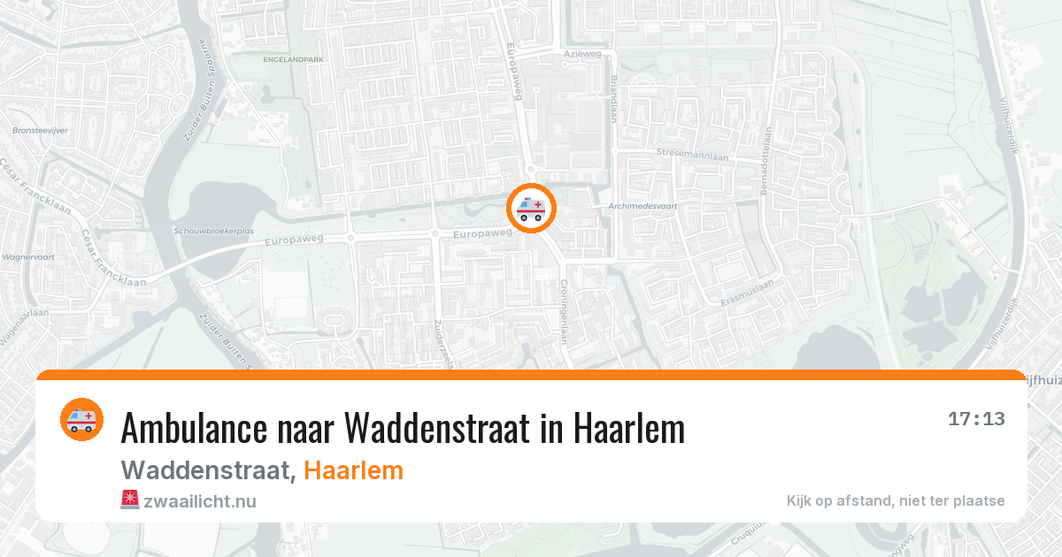 Ambulance naar Waddenstraat in Haarlem — 30 mei 2026