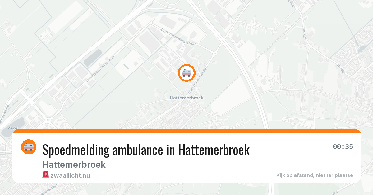 Spoedmelding ambulance in Hattemerbroek — 5 jul 2026