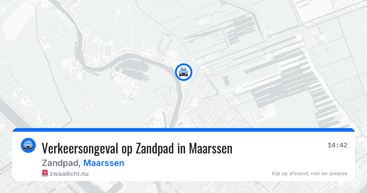 Verkeersongeval op Zandpad in Maarssen — 21 jul 2026