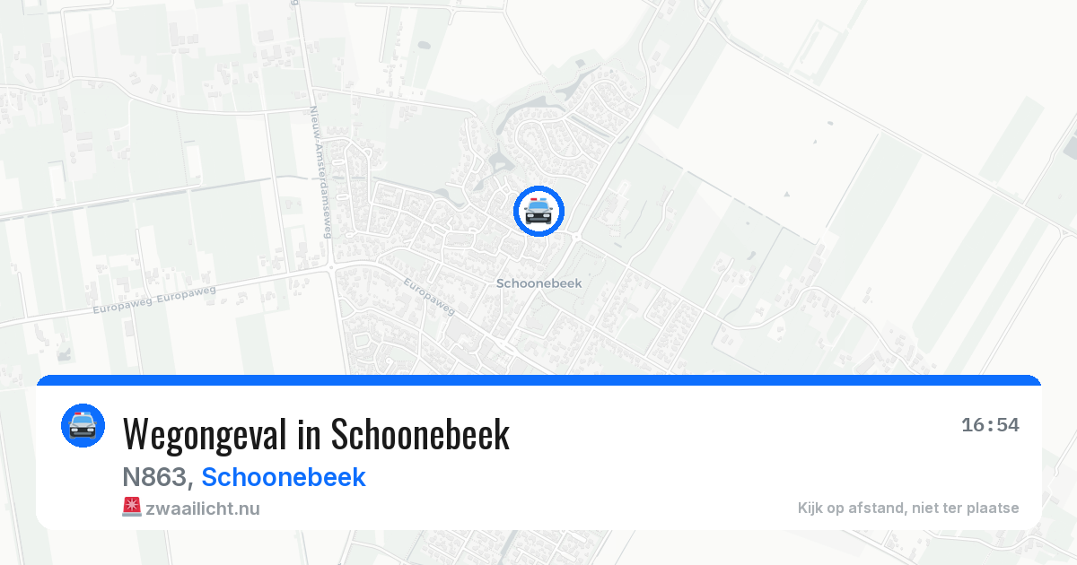 Wegongeval in Schoonebeek — 18 mrt 2026
