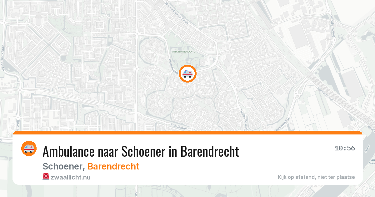 Ambulance naar Schoener in Barendrecht — 27 mei 2026