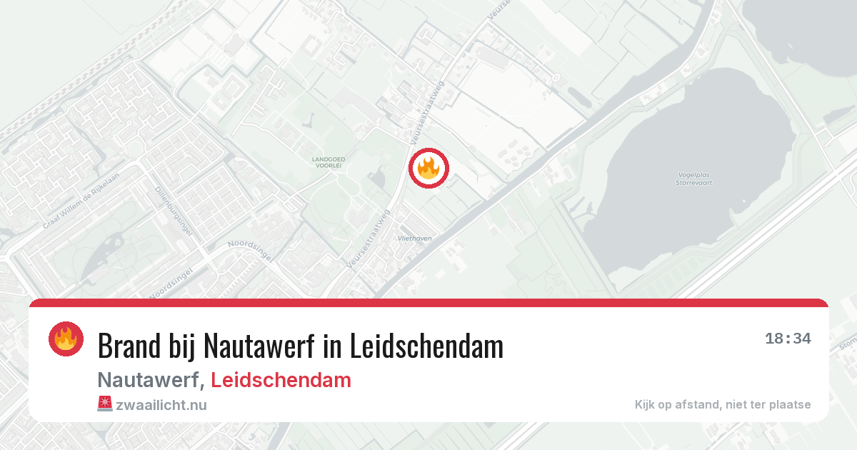 Brand bij Nautawerf in Leidschendam — 22 jul 2026