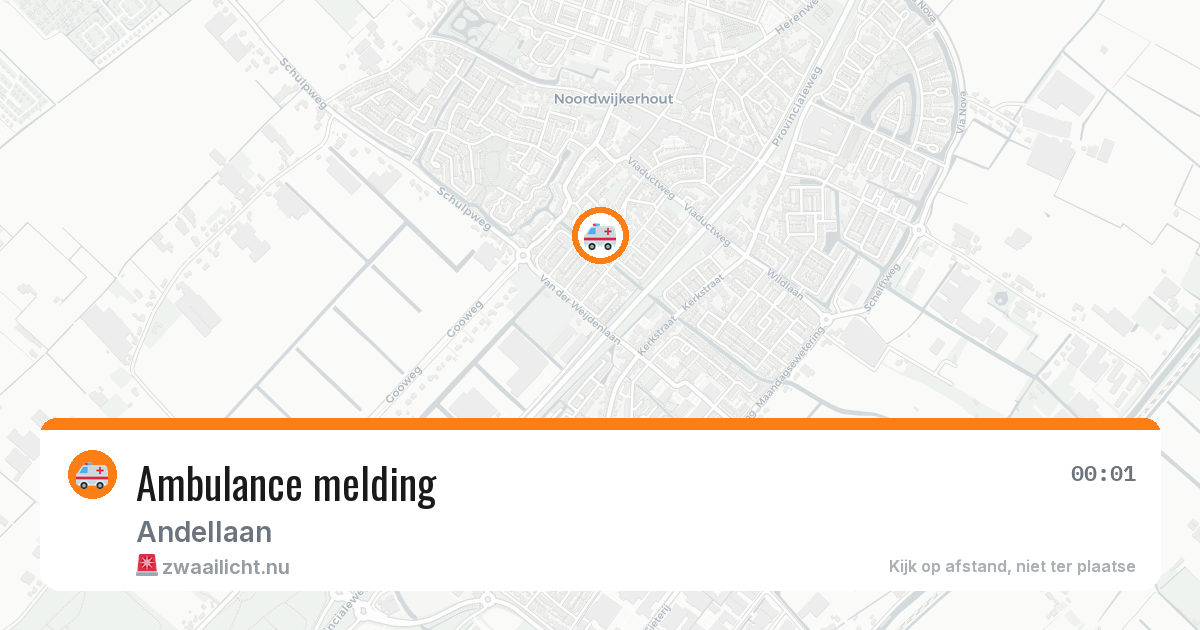 Ambulance melding — 21 mei 2026