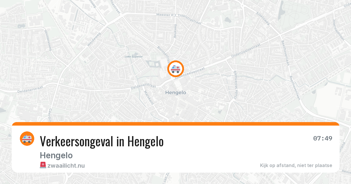 Verkeersongeval in Hengelo — 21 mei 2026