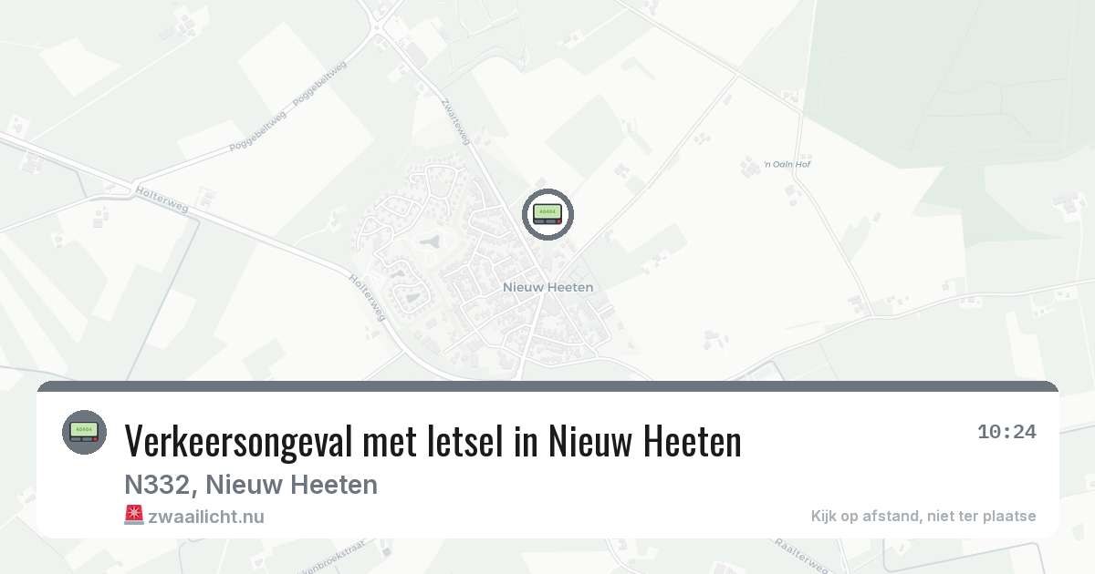 Verkeersongeval met letsel in Nieuw Heeten — 17 jun 2026