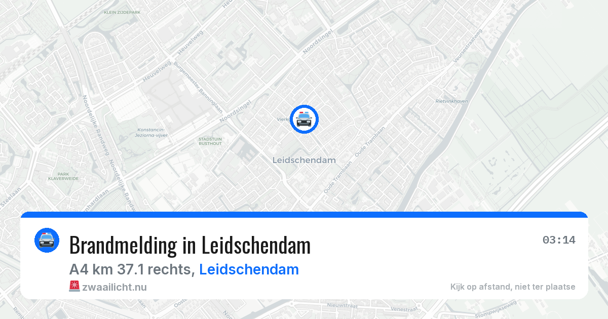Brandmelding in Leidschendam — 13 jul 2026