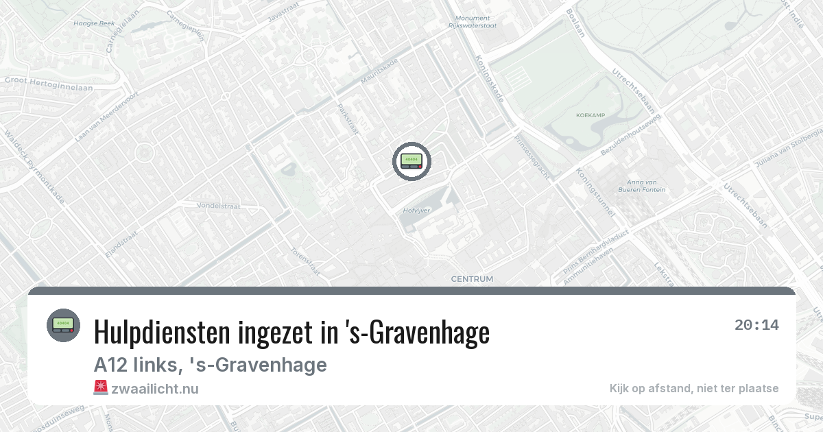 Hulpdiensten ingezet in 's-Gravenhage — 3 feb 2026 | 🚨 Zwaailicht.nu