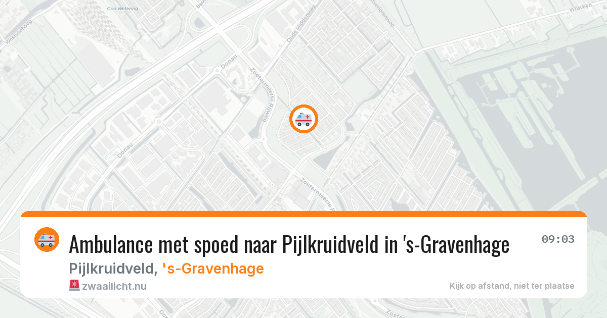 Ambulance met spoed naar Pijlkruidveld in 's-Gravenhage — 11 apr 2026