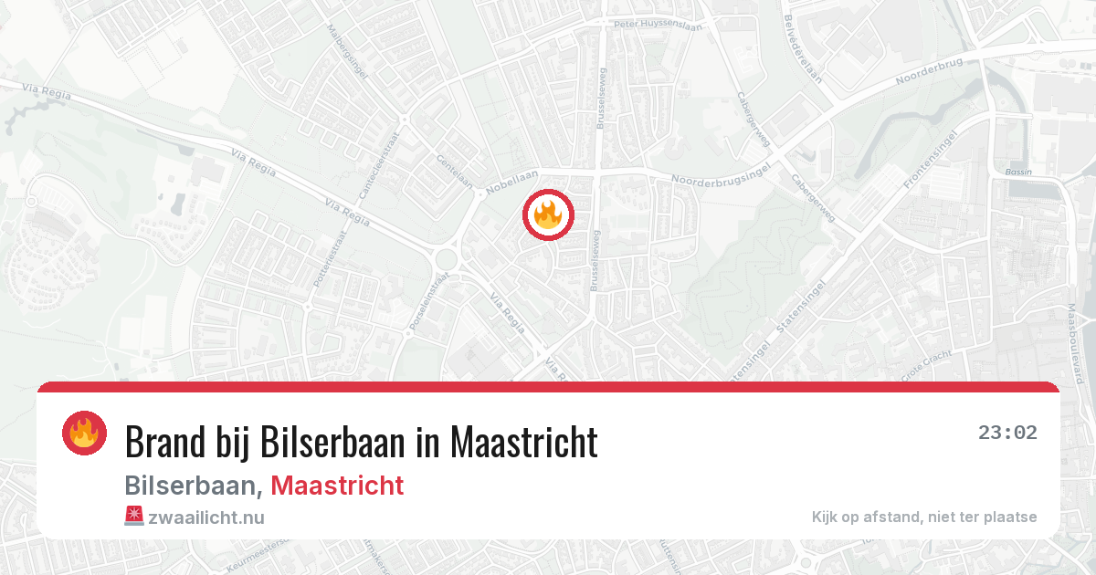 Brand bij Bilserbaan in Maastricht — 27 mei 2026