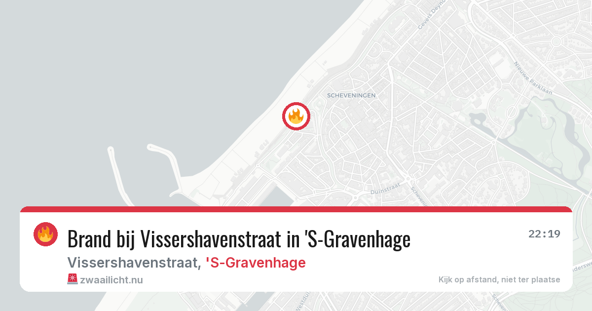 Brand bij Vissershavenstraat in 'S-Gravenhage — 11 jul 2026