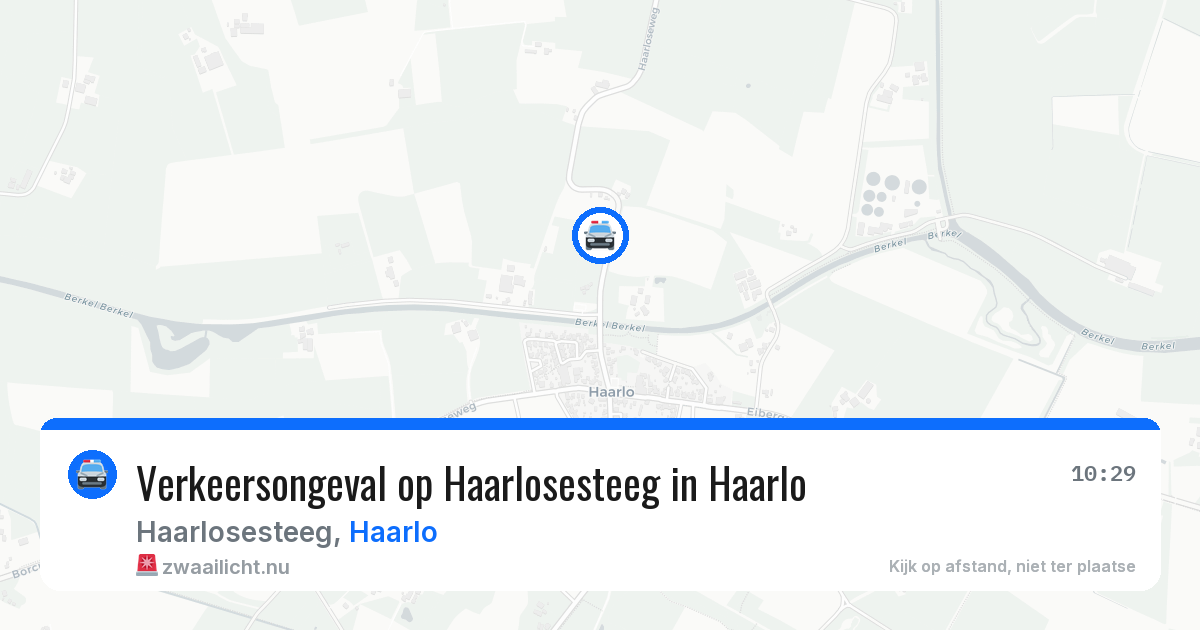 Verkeersongeval op Haarlosesteeg in Haarlo — 30 apr 2026