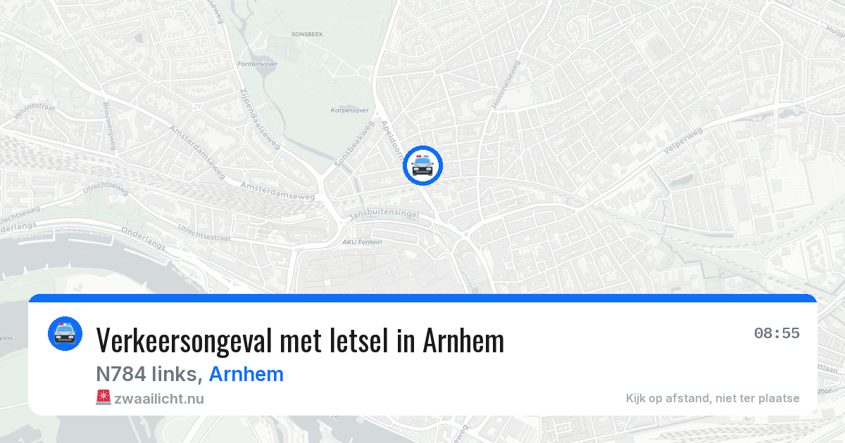 Verkeersongeval met letsel in Arnhem — 14 jul 2026
