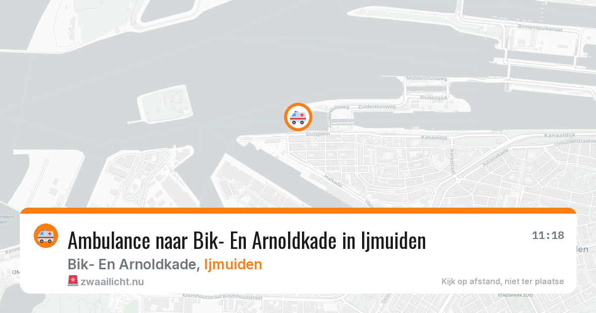 Ambulance naar Bik- En Arnoldkade in Ijmuiden — 24 jul 2026