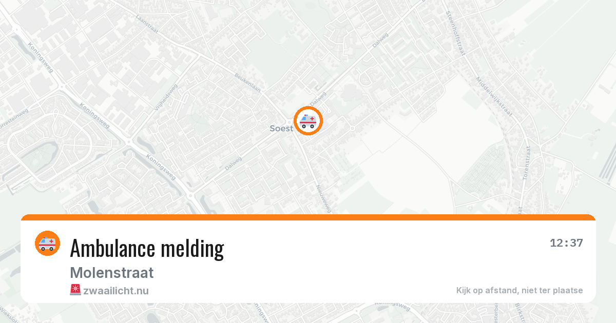 Ambulance melding — 2 feb 2026