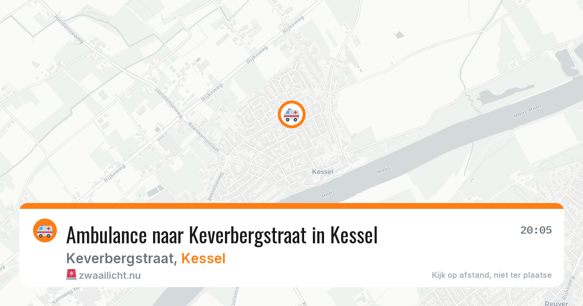 Ambulance naar Keverbergstraat in Kessel — 14 jul 2026