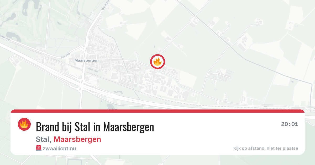 Brand bij Stal in Maarsbergen — 16 jul 2026