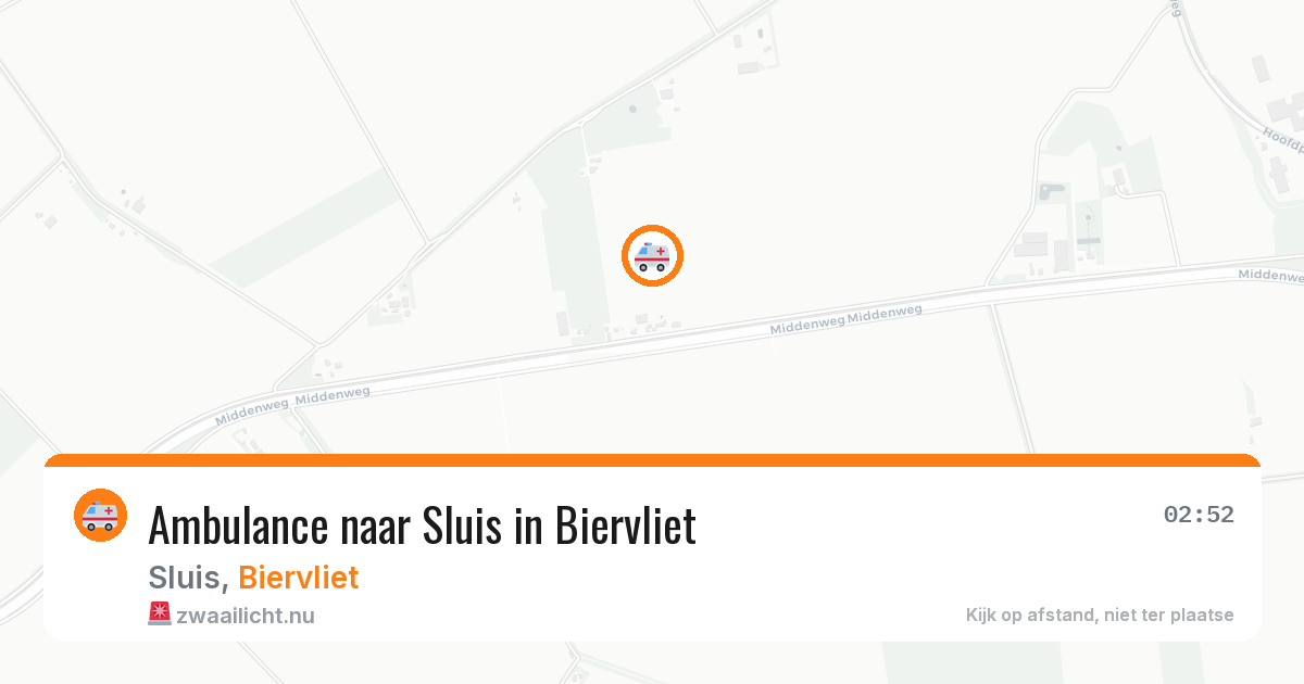 Ambulance naar Sluis in Biervliet — 12 jul 2026