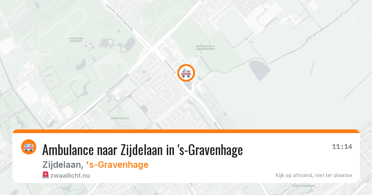 Ambulance naar Zijdelaan in 's-Gravenhage — 4 jun 2026
