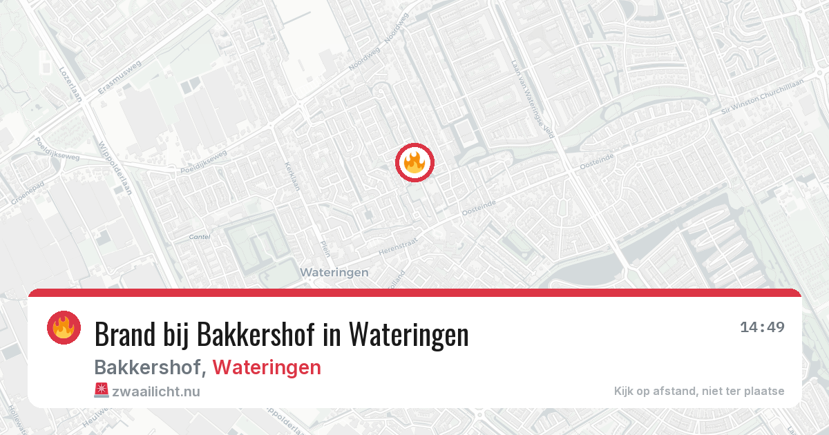 Brand bij Bakkershof in Wateringen — 30 apr 2026