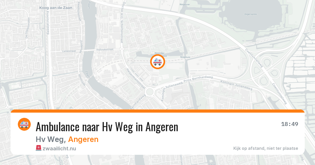 Ambulance naar Hv Weg in Angeren — 26 mei 2026