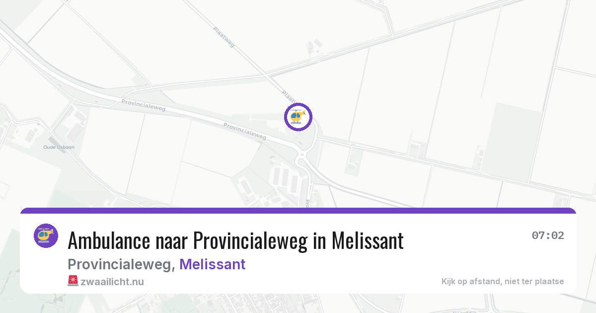 Ambulance naar Provincialeweg in Melissant — 26 mrt 2026