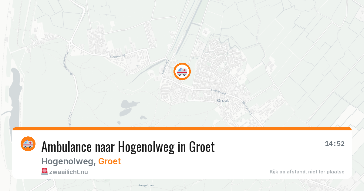 Ambulance naar Hogenolweg in Groet — 18 mrt 2026