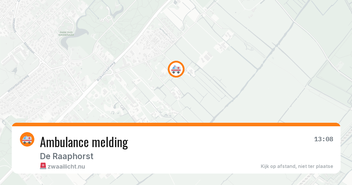 Ambulance melding — 14 mei 2026