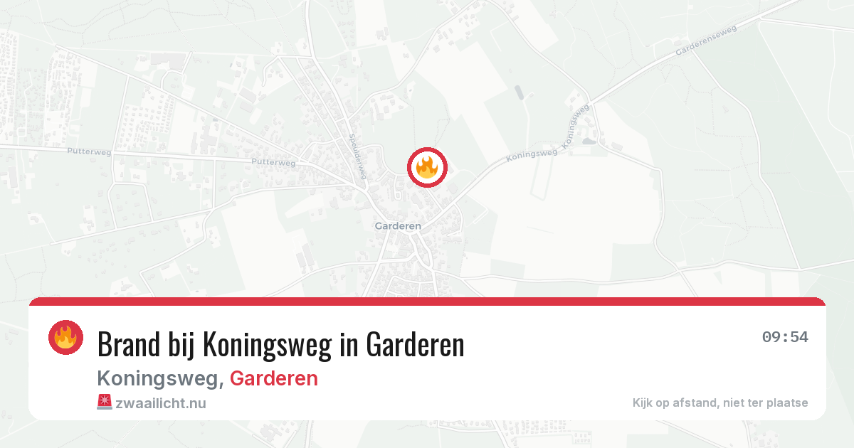 Brand bij Koningsweg in Garderen — 2 jul 2026